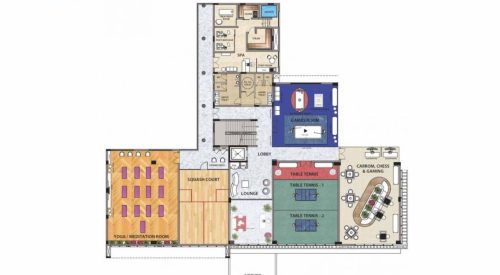 risington 2 tower a1 cluster plan for 1st floor