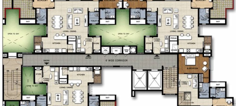 risington 2 tower a2 cluster plan