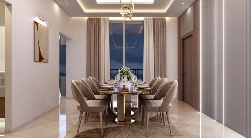 solitaire dining area