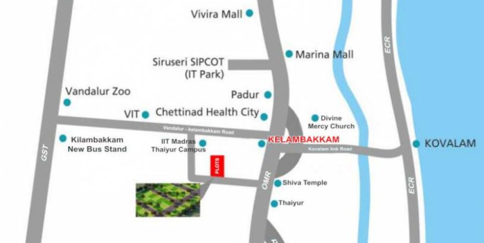 srinivasa palms location plan