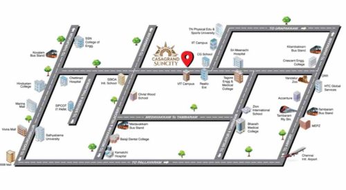 sun city phase 2 location plan