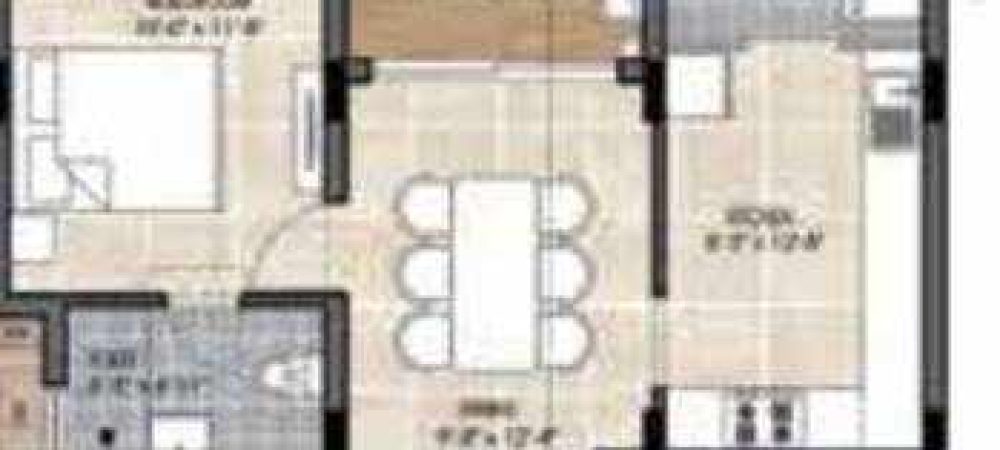 the edge floor plan 3bhk 1442 Sqft