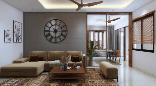 the edge living area