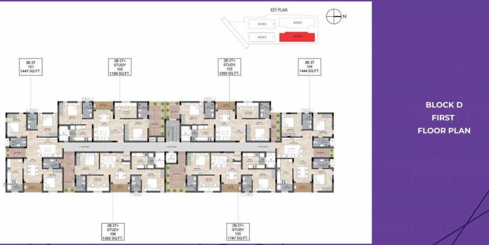 the edge the edge block d cluster plan for 1st floor
