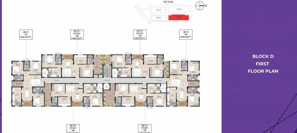 the edge the edge block d cluster plan for 1st floor