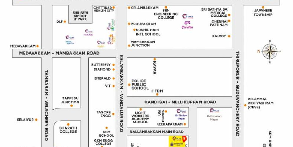 vasantham-nagar Location Plan